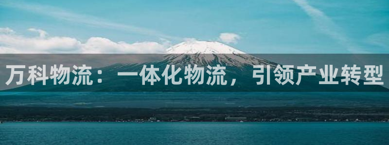 28圈官网平台：万科物流：一体化物流